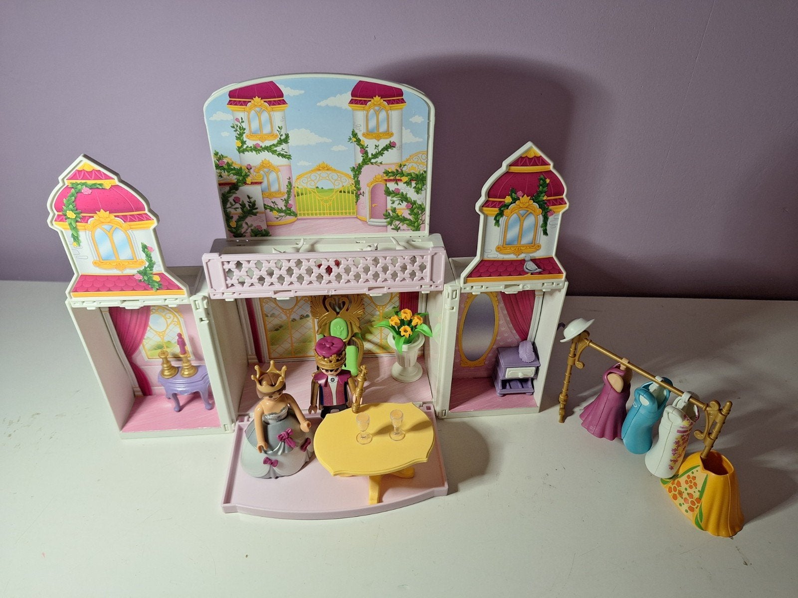 Playmobil kasteel, Ophalen of Verzenden, Zo goed als nieuw, Complete set, Kasteel/Fort