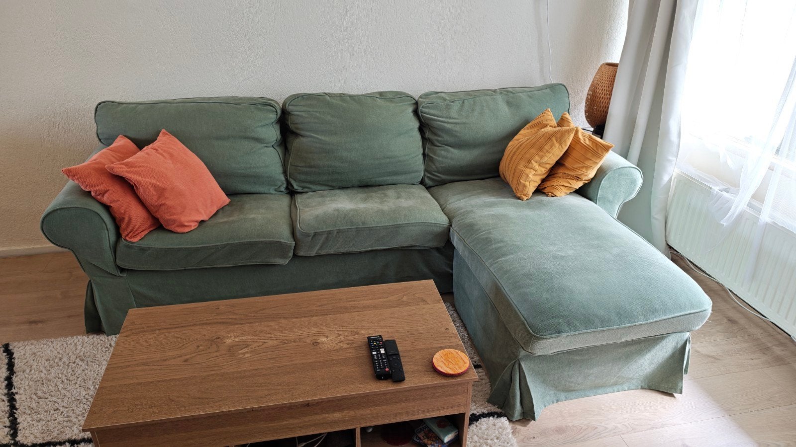 IKEA Ektorp Loungebank - Comfortabel en Ruim, Ophalen, Modern, Comfortabel, Gebruikt, 125 tot 150 cm