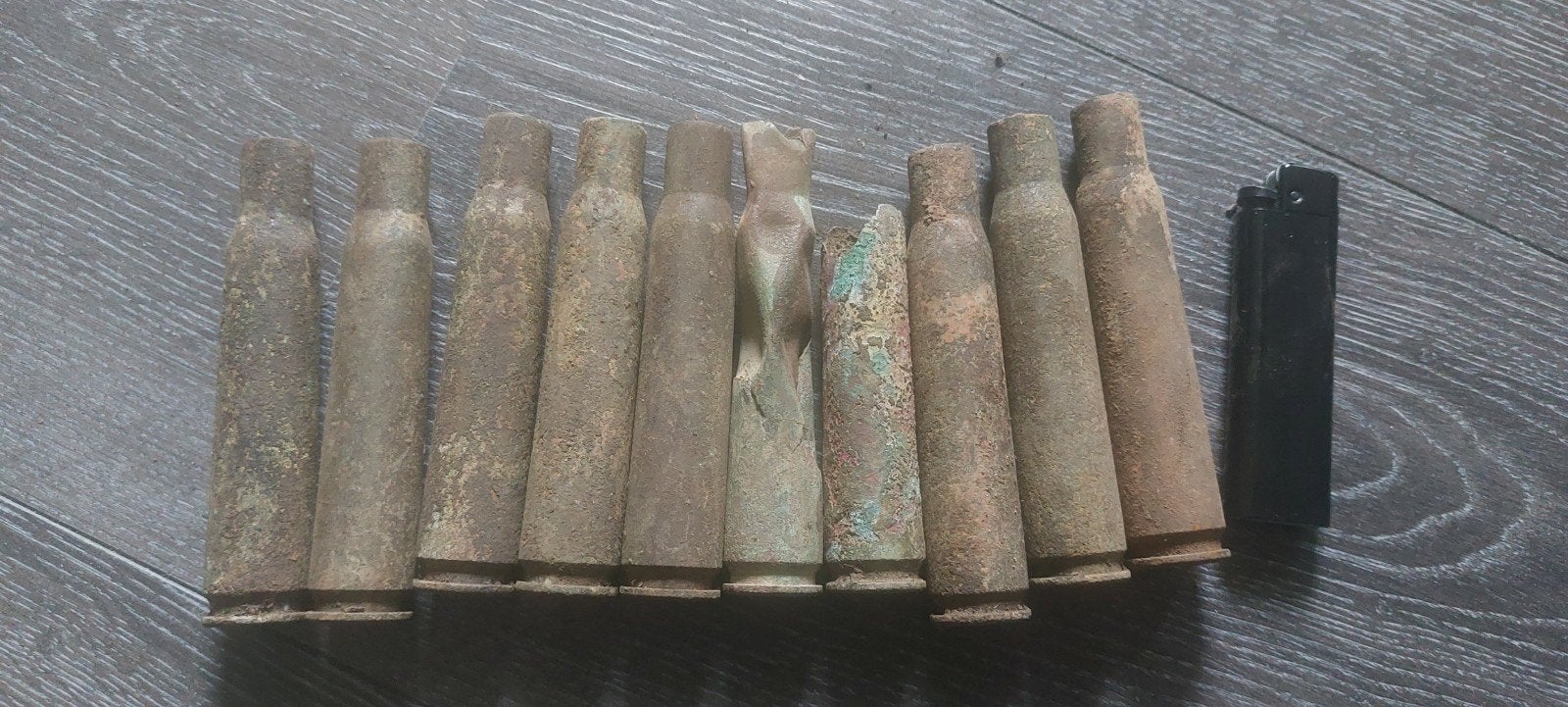 Hulzen bodemvondsten - USA - 50cal - Punt50, Verzamelen, Ophalen of Verzenden, Overige soorten, Amerika, Hulzen of Bodemvondsten
