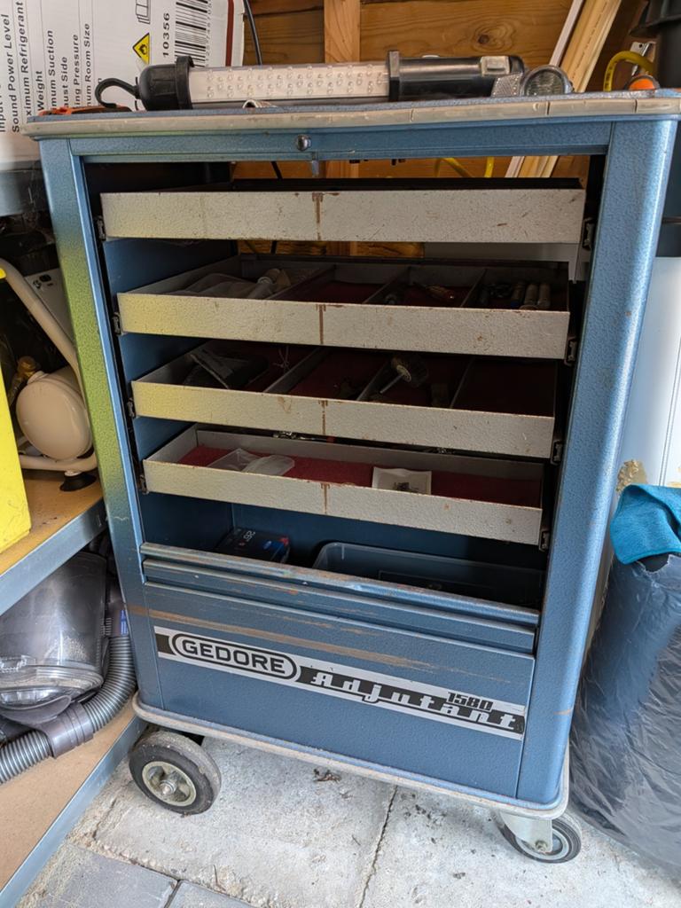 Gedore Gereedschapswagen/ trolley met laden - Gebruikt, Doe-het-zelf en Verbouw, Ophalen of Verzenden, Gebruikt
