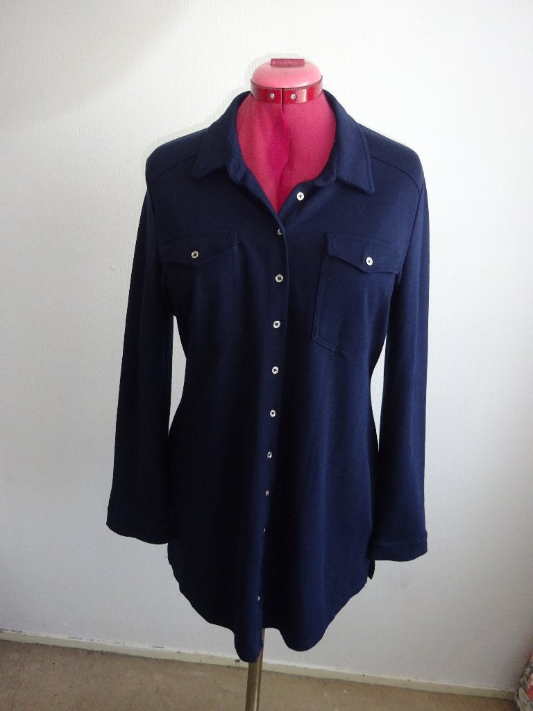 Red Button blouse mt 44/46, Blauw, Maat 42/44 (L), Ophalen of Verzenden, Zo goed als nieuw
