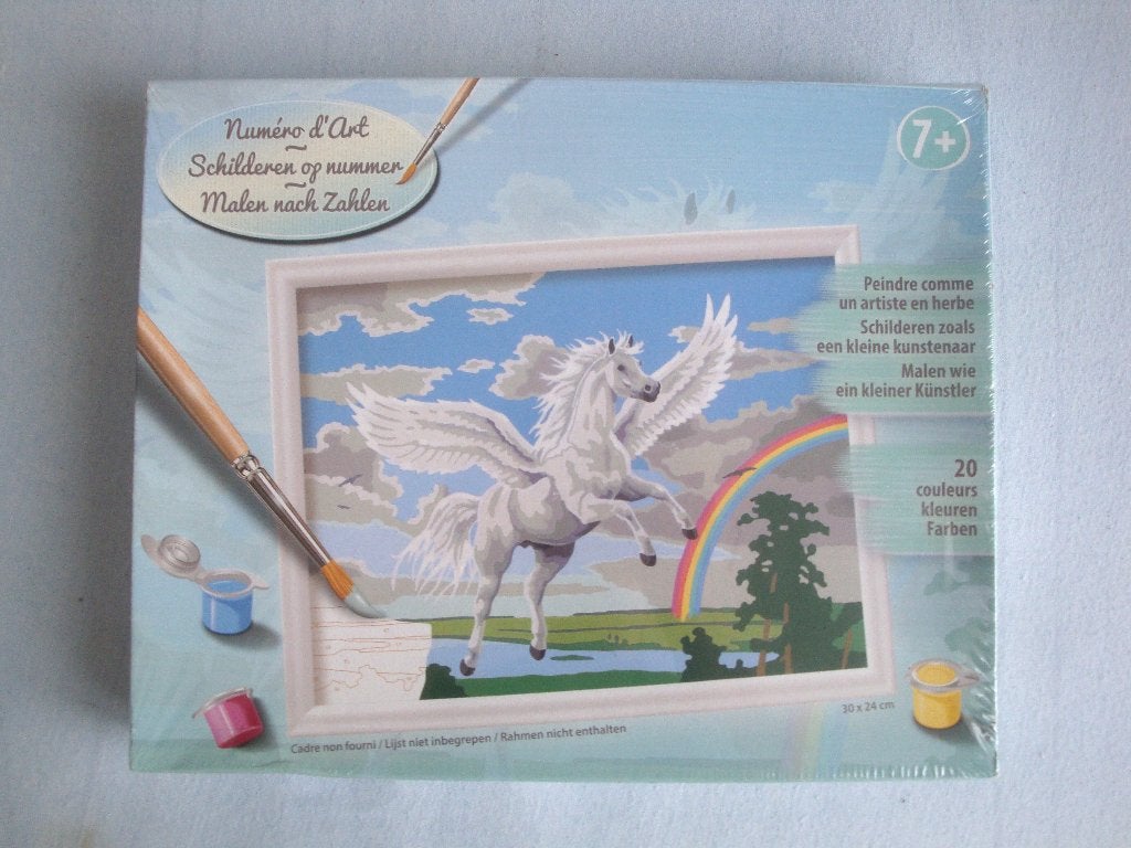 Schilderen op nummer Pegasus 7+ jaar NIEUW in plastic, Kinderen en Baby's, Ophalen of Verzenden, Nieuw, Knutselen