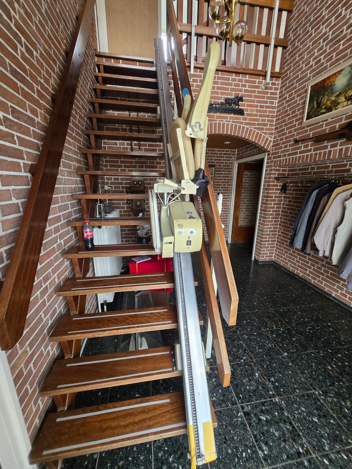 traplift, Ophalen