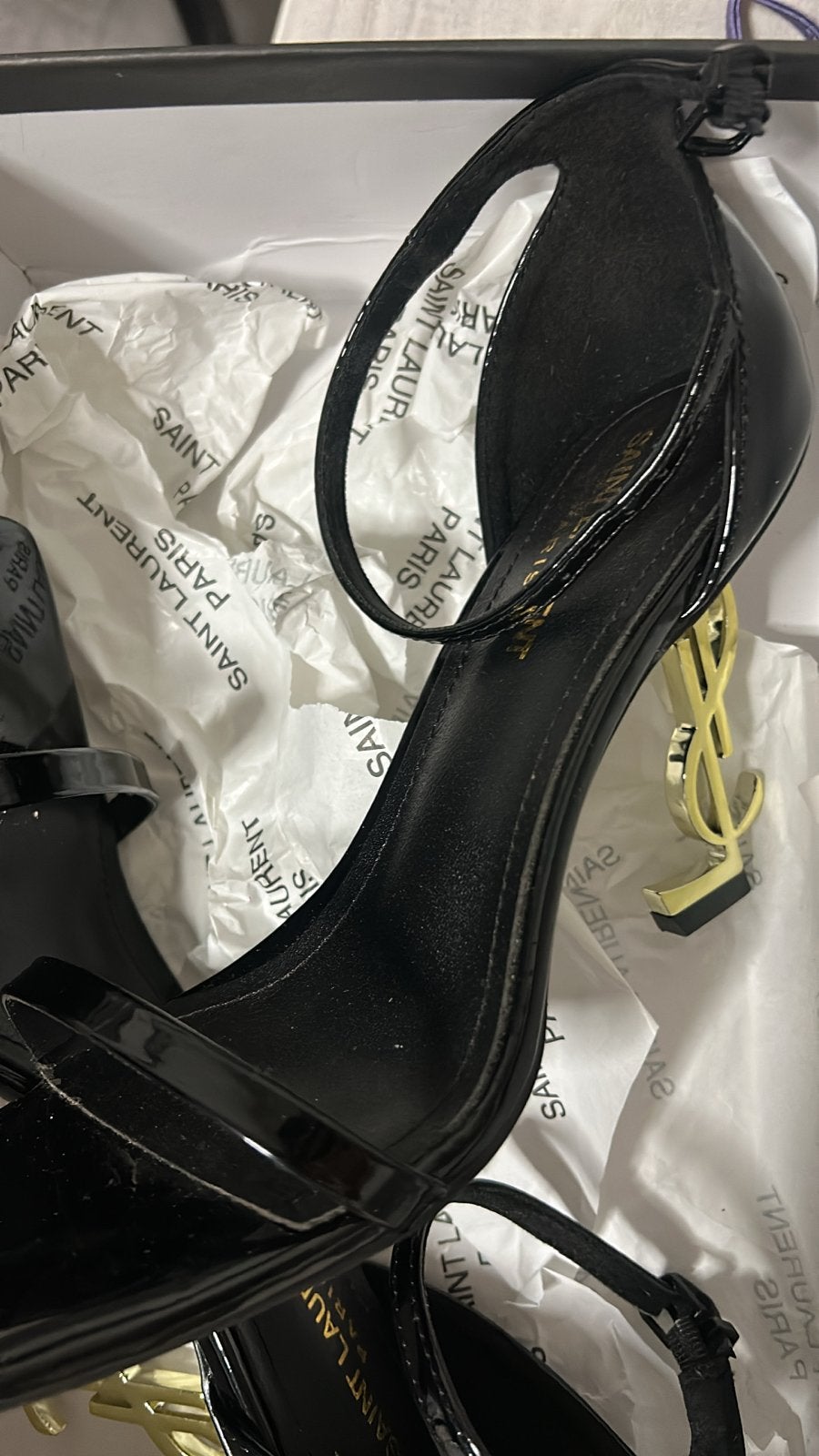 YSL Hakken Maat 38 - Gedragen maar in goede staat, Kleding | Dames, Ophalen of Verzenden, Gedragen, Zwart, Pumps