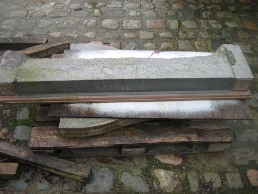 oude franse hardstenen schouw, Antiek en Kunst, Ophalen