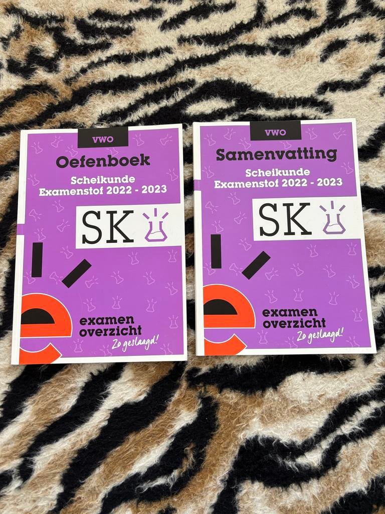Examenoverzicht Scheikunde Samenvatting & Oefenboek VWO, Ophalen of Verzenden, Beta, Zo goed als nieuw, Overige niveaus