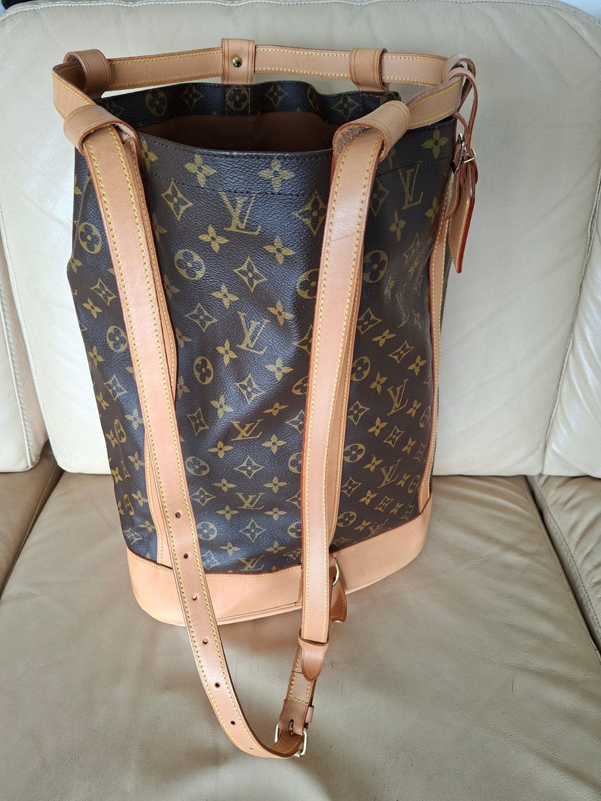 Hele mooie Louis Vuitton Randonnée GM, Ophalen of Verzenden, Zo goed als nieuw, Bruin