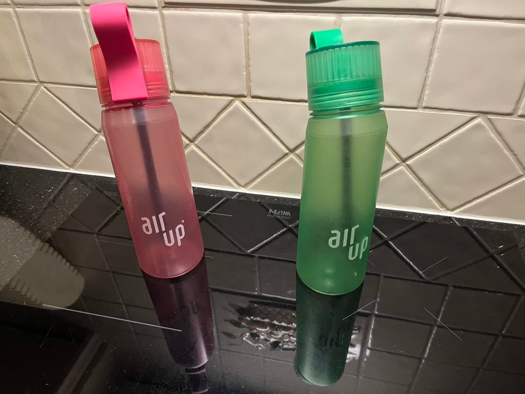 Air up flessen, Sport en Fitness, Bidons, Ophalen, Zo goed als nieuw
