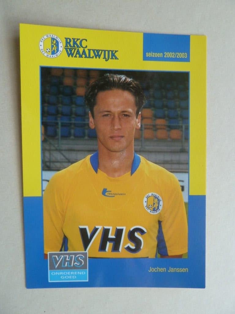Spelerskaart.  Jochen.Janssen. RKC Waalwijk   2002/2003, Ophalen of Verzenden, Zo goed als nieuw, Overige binnenlandse clubs, Spelerskaart