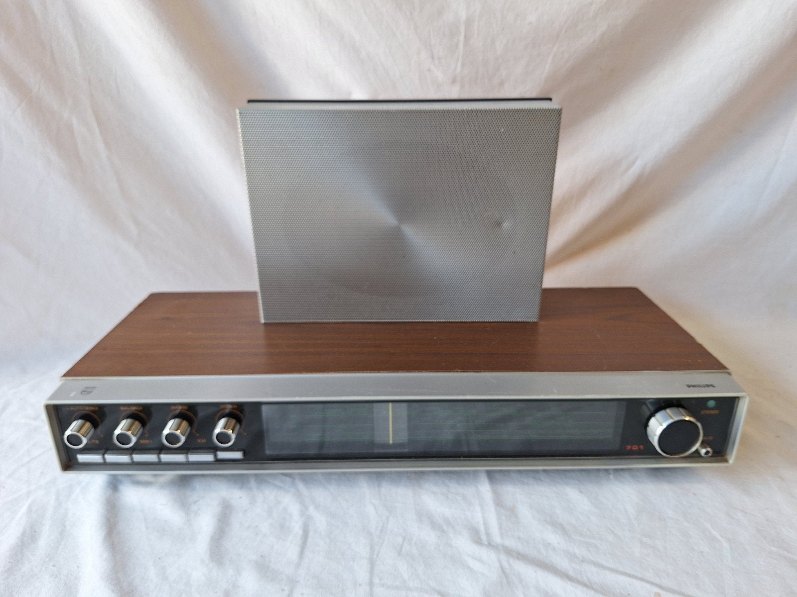 Vintage Philips 22RH901/00Z 701 stereoradio uit de jaren 70., Ophalen of Verzenden