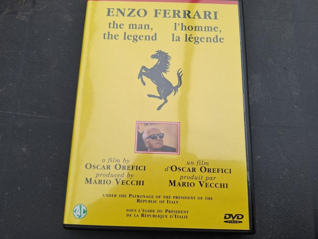 Enzo Ferrari Formule 1 dvd uit 1998., Ophalen of Verzenden, Zo goed als nieuw, Formule 1