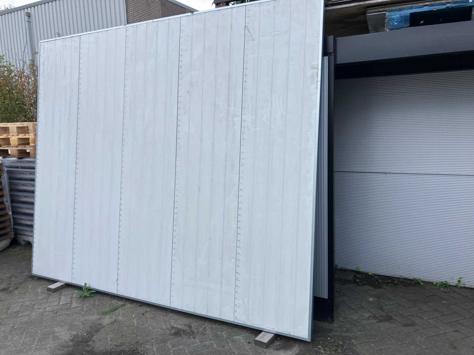 Schuifdeur paneel sandwich 2 stuks 300 breed 260 hoog, Doe-het-zelf en Verbouw, Binnendeur, Ophalen of Verzenden, Zo goed als nieuw