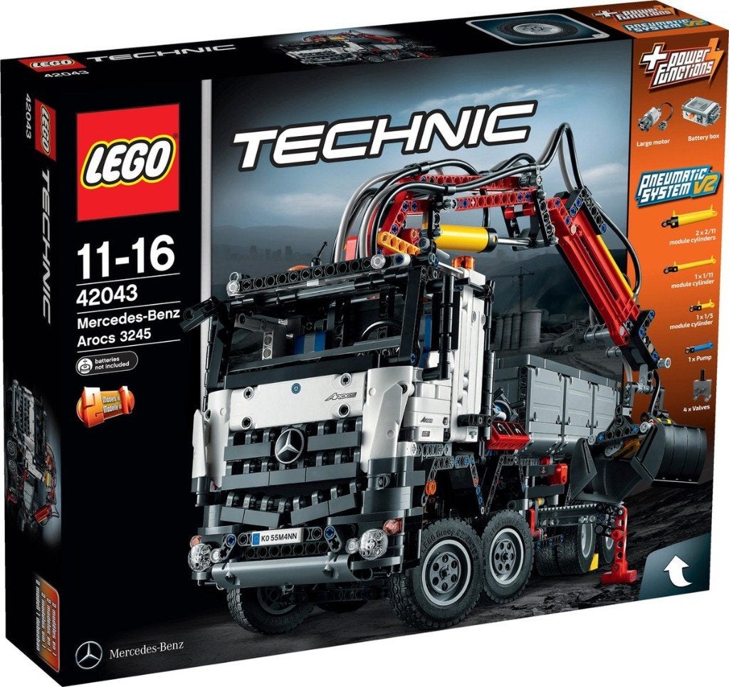 Lego Technic Mercedes-Benz Arocs 42043, Kinderen en Baby's, Speelgoed | Duplo en Lego, Ophalen, Lego, Compleet, Zo goed als nieuw