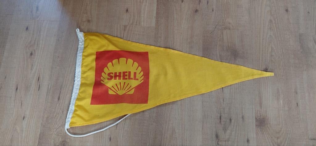 Vintage shell wimpel, Ophalen of Verzenden, Zo goed als nieuw