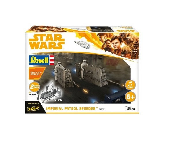 Revell - Star Wars Han Solo Imperial Patrol Speeder- 1:28, 1:50 of kleiner, Revell, Overige typen, Nieuw