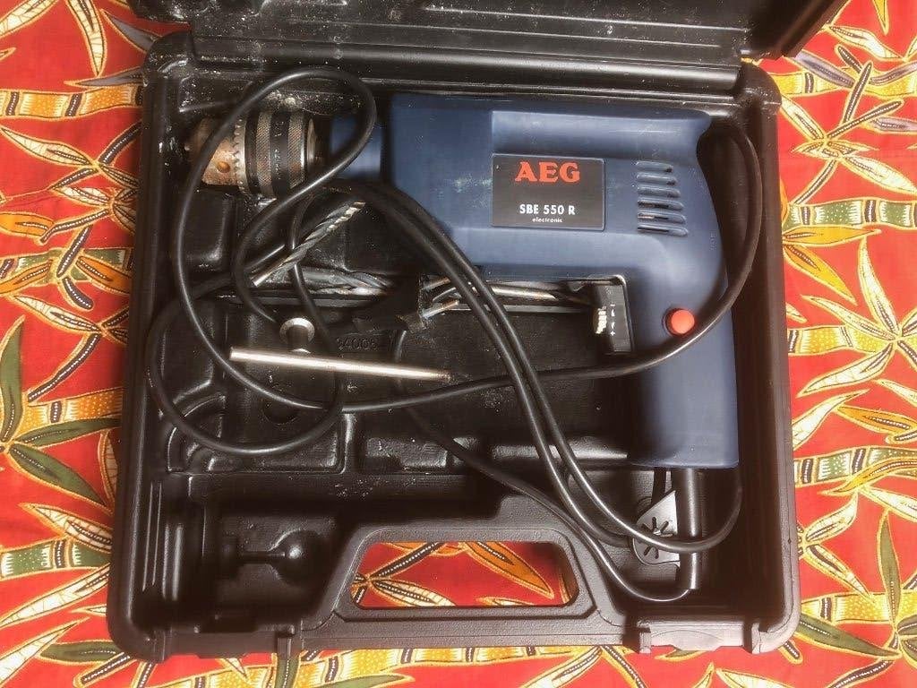 klopboormachine AEG, Gebruikt, Klopboormechanisme, 400 tot 600 watt, Ophalen