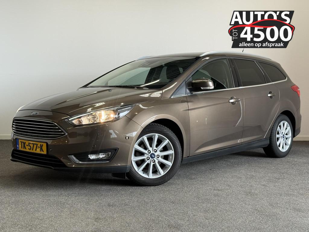 Ford Focus Wagon 1.0 Titanium navigatie! Stoelverwarming! Ze, Gebruikt, Euro 6, Bruin, Handgeschakeld