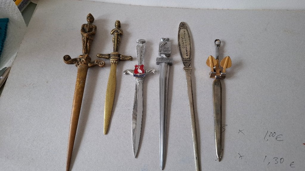briefopeners, Ophalen of Verzenden