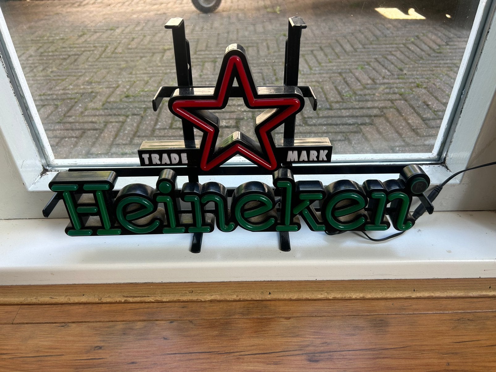 Heineken Lamp te koop, Huis en Inrichting, Verzenden, Gebruikt, Rond, Overige typen