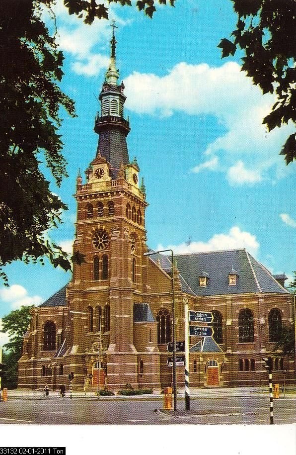 Ansichtkaart 	Apeldoorn	Grote Kerk, Verzenden, 1960 tot 1980, Gelopen, Gelderland