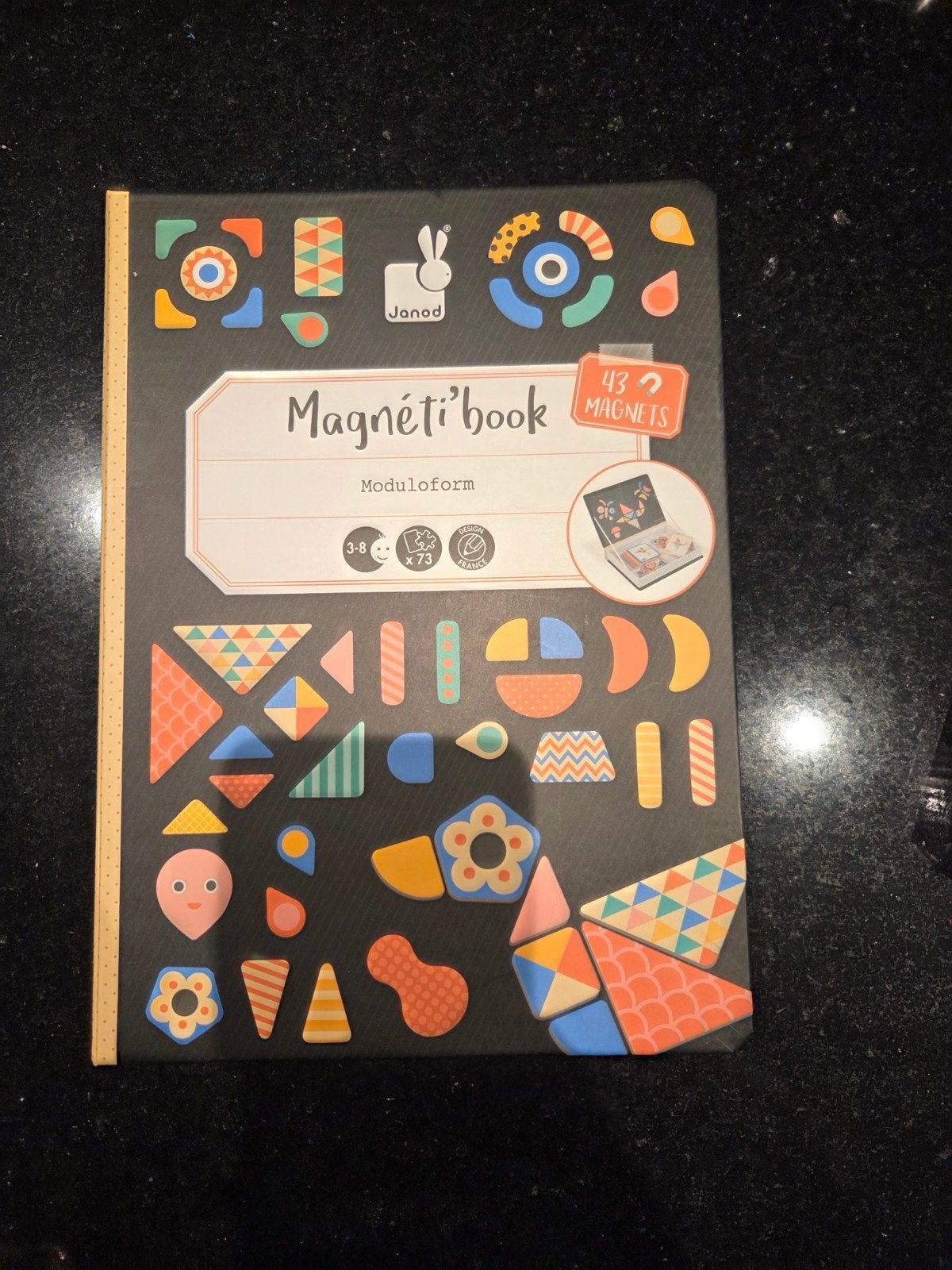 Janod Magneti'book Moduloform - Magnetisch Bouwboek, Ophalen of Verzenden, Zo goed als nieuw, Knutselen