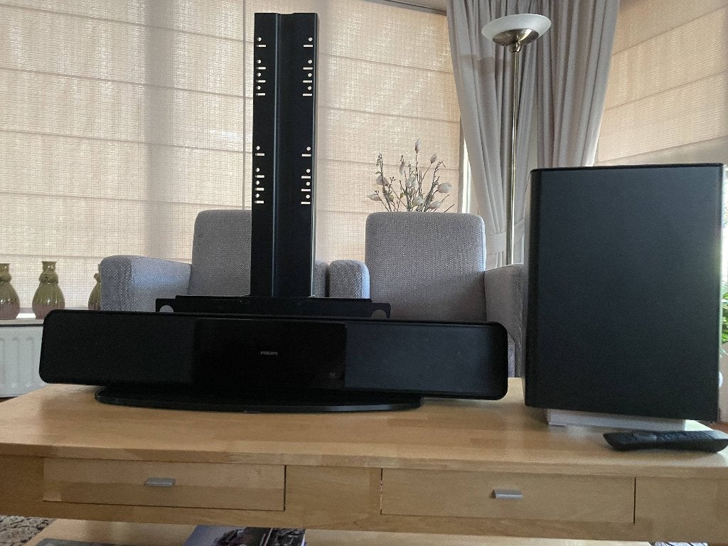 Philips SoundBar met Subwoofer, Ophalen, Met externe subwoofer, Gebruikt
