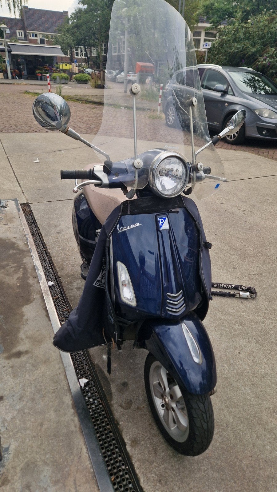 Vespa Primavera 25 km/u - Blauw 10.159 km, Fietsen en Brommers, Scooters | Vespa, Ophalen, Gebruikt, Overige modellen, Benzine