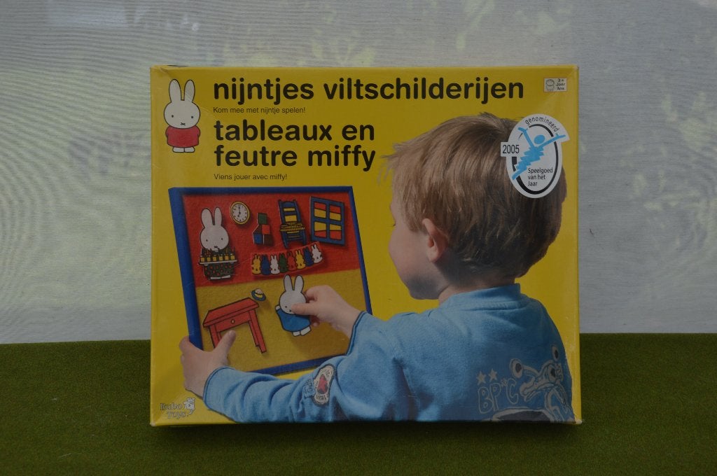Nijntje vilt schilderijen maak je eigen voorstelling met vil, Ophalen of Verzenden, Gebruikt, Knutselen