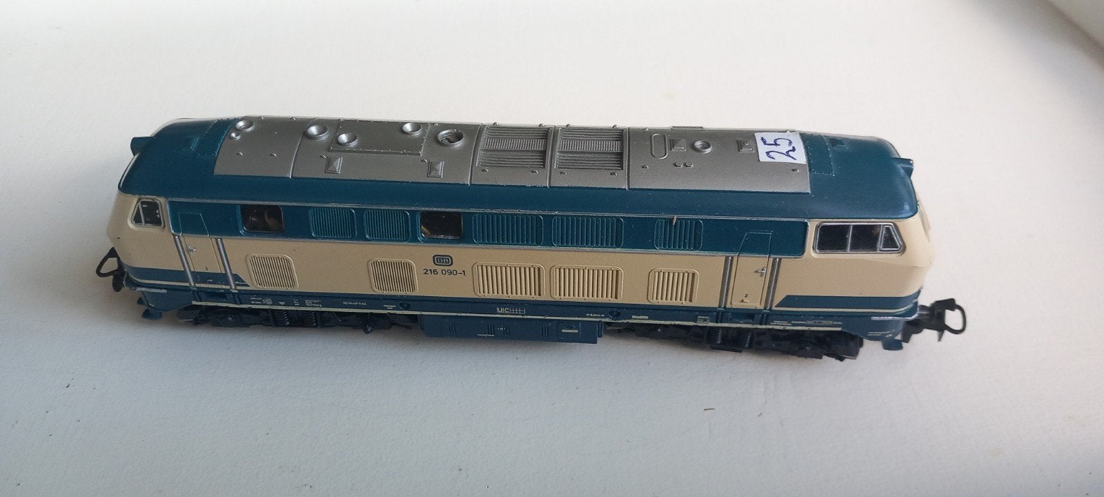 Te koop marklin diesel lok  DB 216 090- 1 ho Digitaal Wissel, Wisselstroom, Locomotief, Verzenden, Zo goed als nieuw