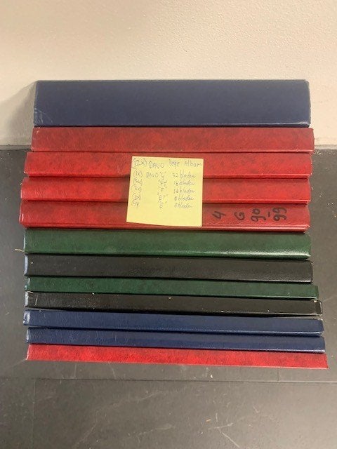 (12x) DAVO lege postzegel album, Ophalen of Verzenden, Verzamelalbum