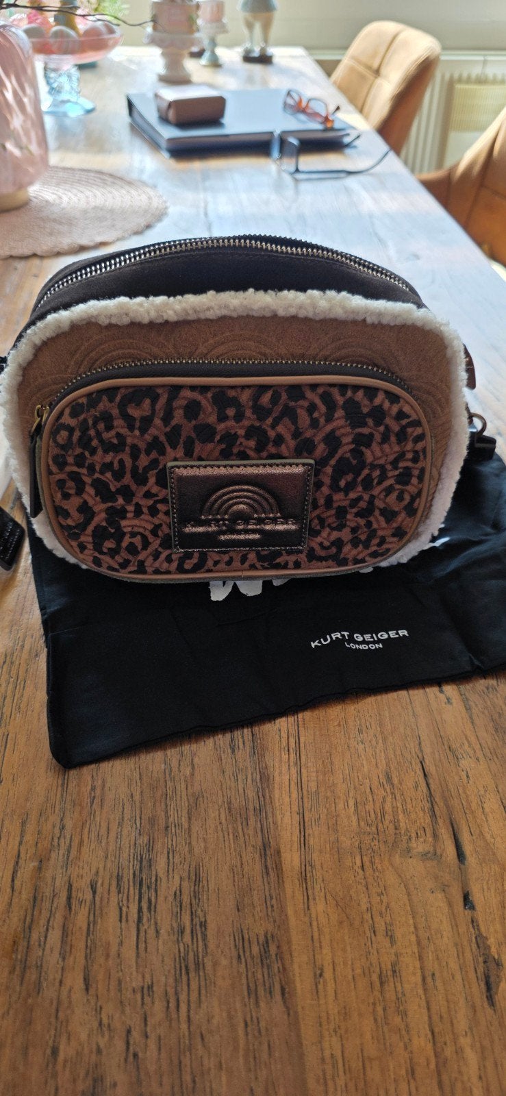 Kurt geiger tas nieuw, Ophalen of Verzenden, Nieuw, Bruin, Dame