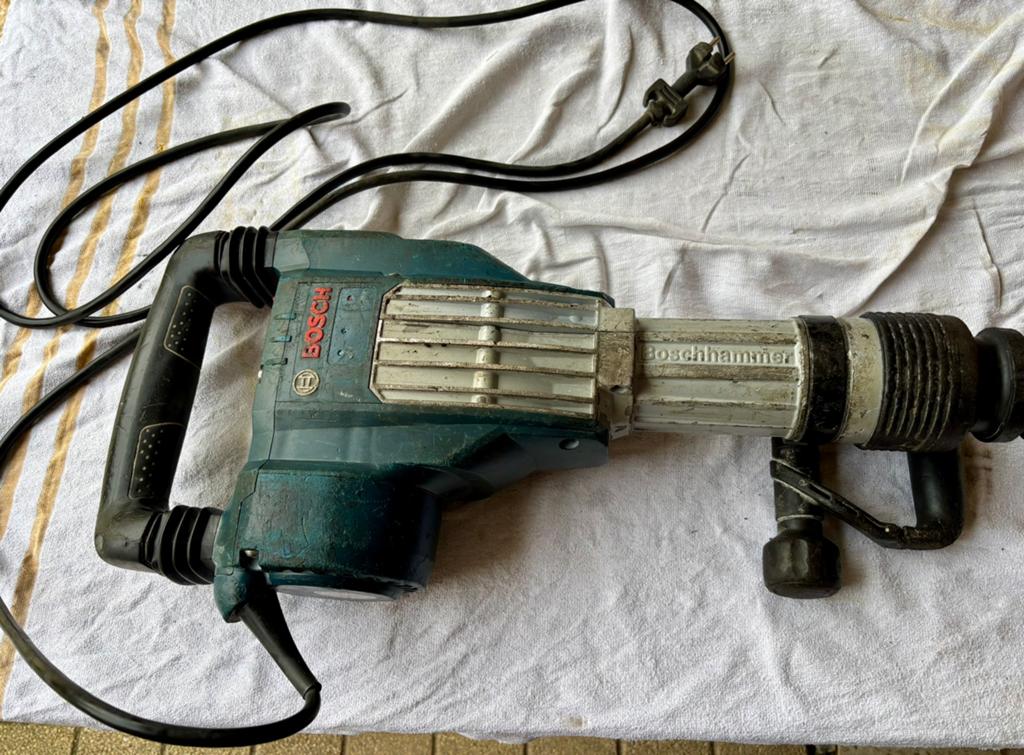 Bosch GSH 11 VC, sloophamer, Ophalen, Boor- en/of Breekhamer, Variabele snelheid, Gebruikt