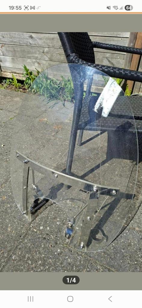 Universeel windscherm voor toermotor of cruiser., Motoren, Accessoires | Overige, Ophalen of Verzenden