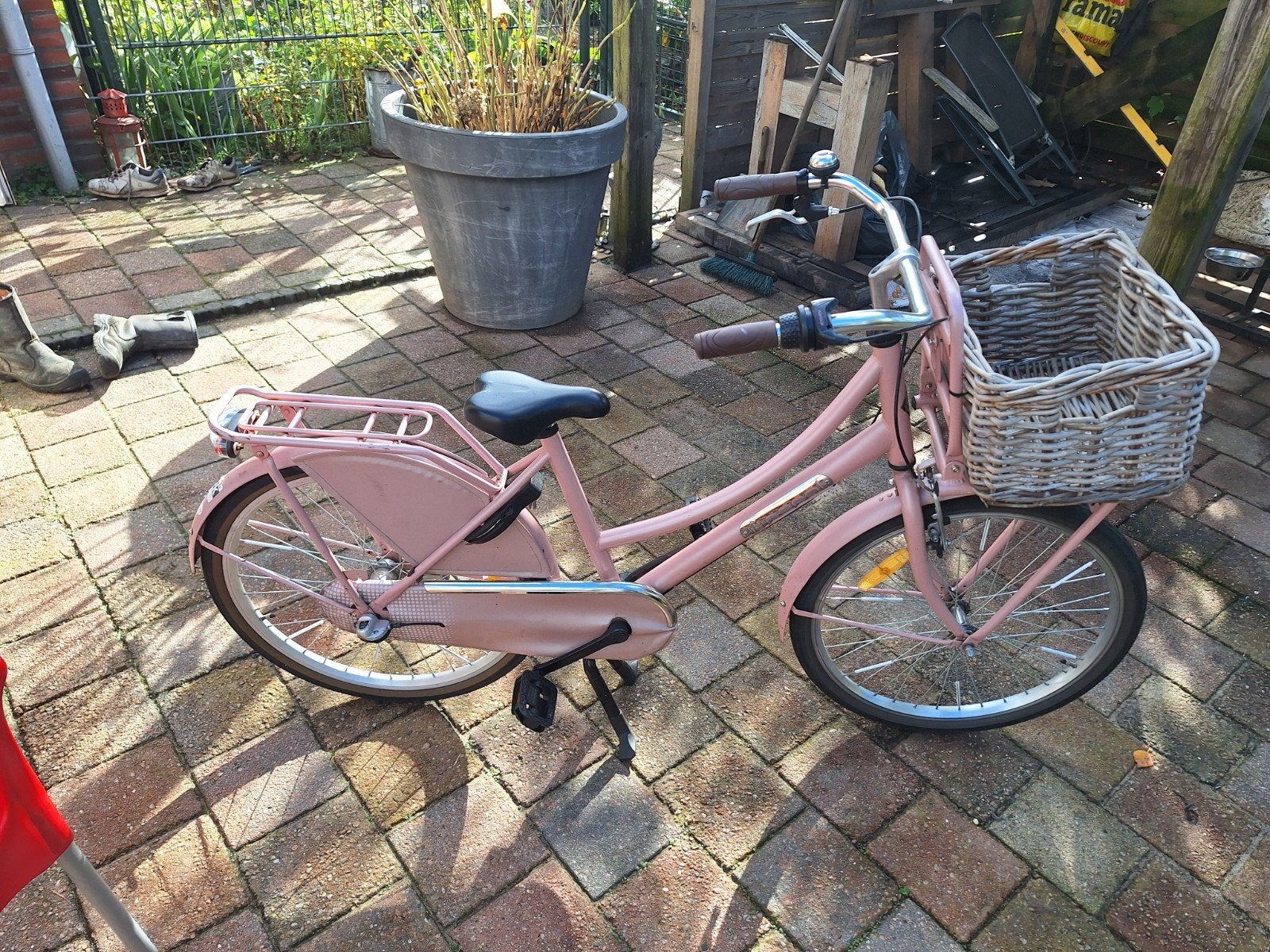 te koop een 24 inch popal meisjes fiets, Ophalen, Popal transport fiets, Handrem, Gebruikt