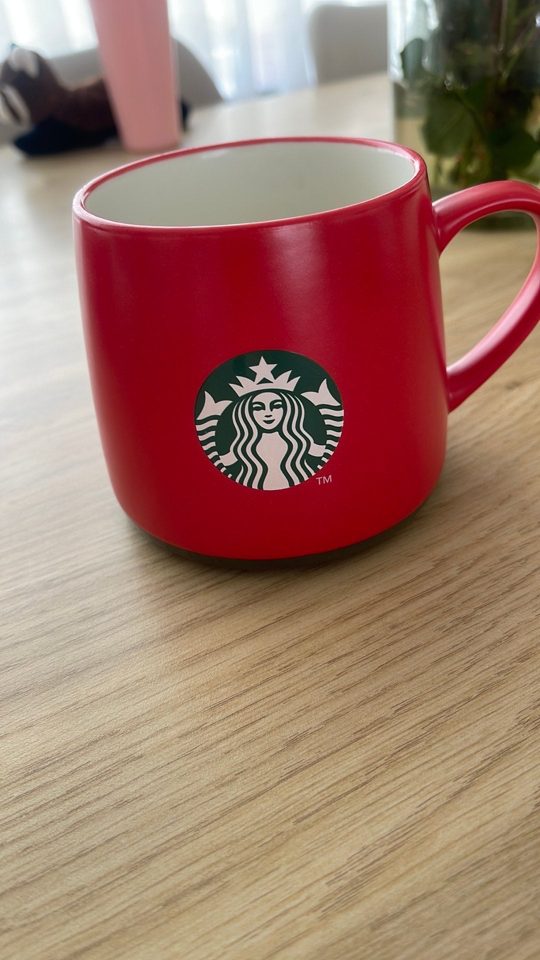 Starbucks mok rood 350 ml - Nieuw, Overige typen, Nieuw, Ophalen of Verzenden, Steen/keramiek