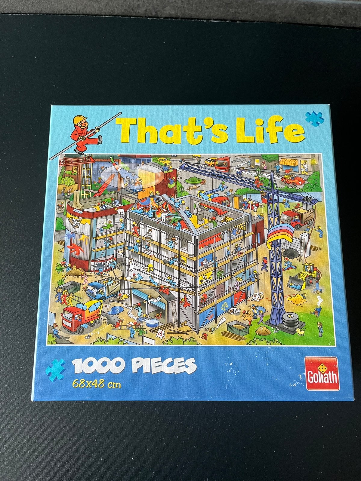 Goliath That's Life Legpuzzel 1000 stukjes Bouwplaats, Ophalen, 500 t/m 1500 stukjes, Zo goed als nieuw, Legpuzzel