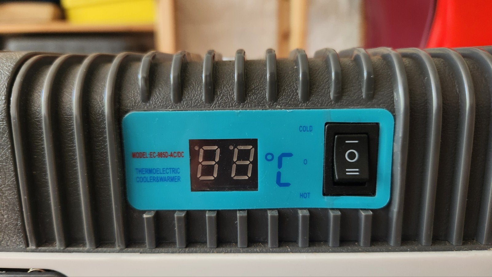 Elektrische Koelbox met Wielen / Electric icebox with wheels, Caravans en Kamperen, Koelboxen, Ophalen of Verzenden, Gebruikt