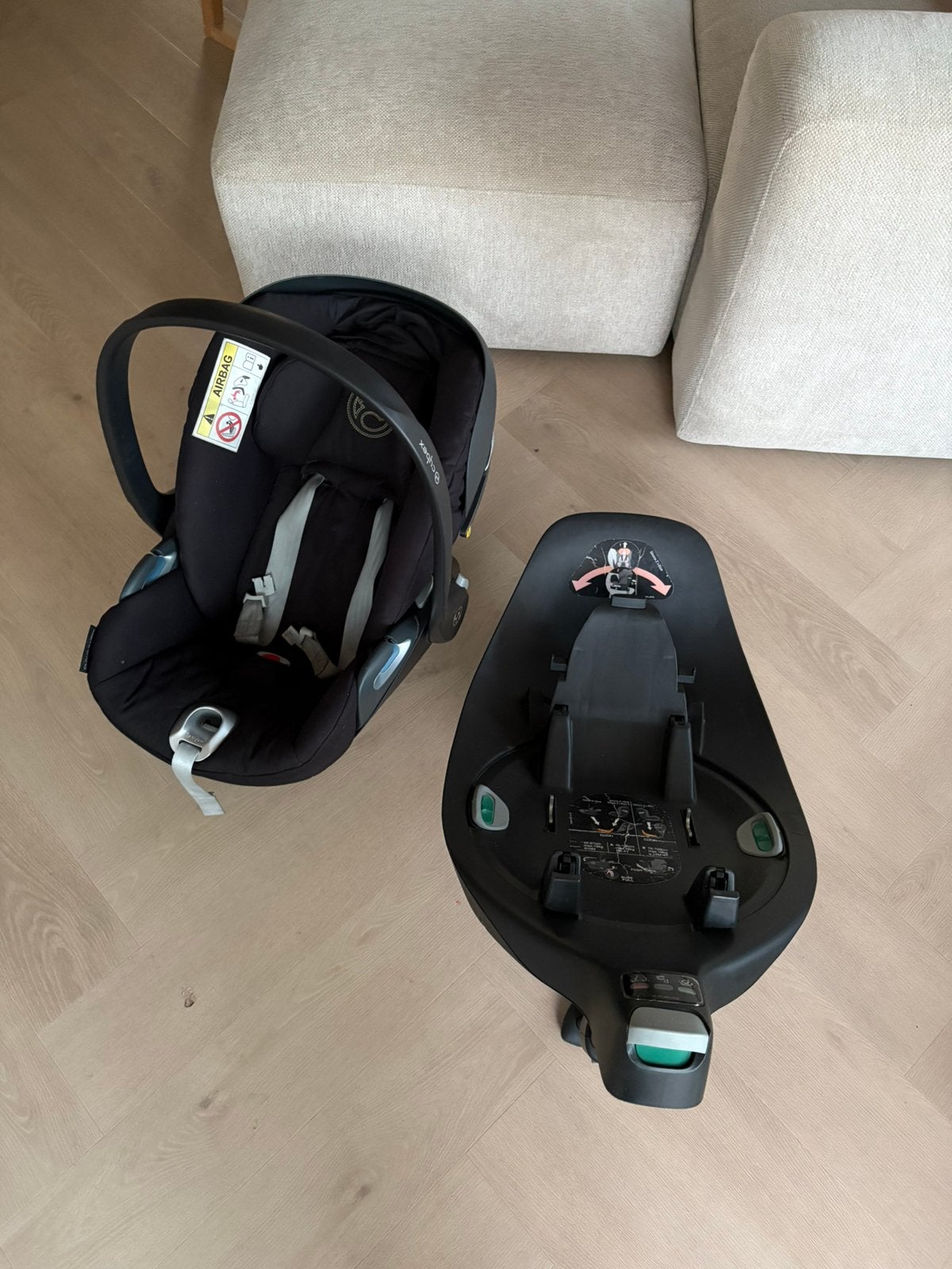 Cybex Cloud Z i-Size inclusief Cybex Base Z, Kinderen en Baby's, Autostoeltjes, Zo goed als nieuw, Isofix, 0 t/m 13 kg, Ophalen