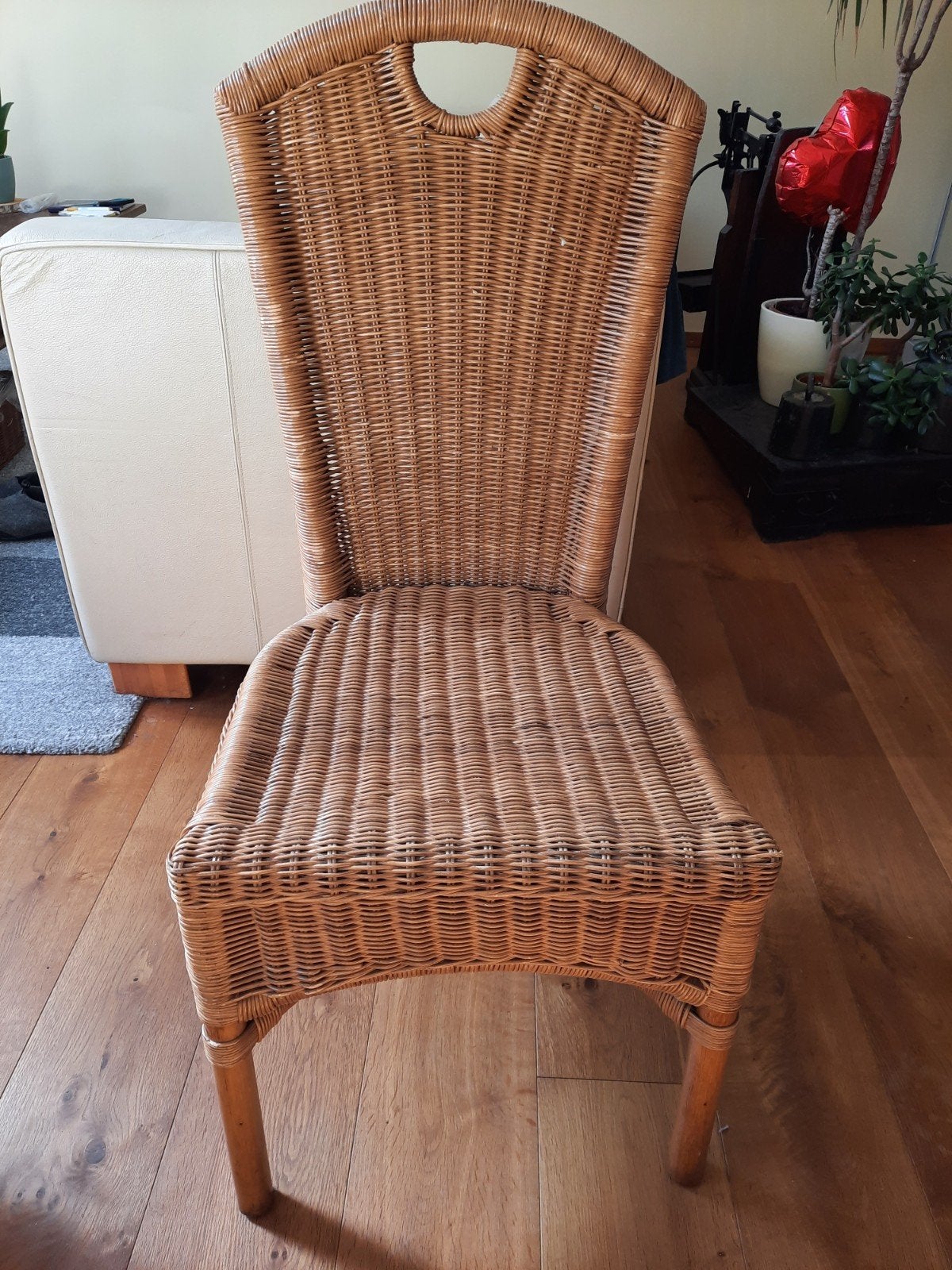 Set van 6 rieten stoelen, Ophalen of Verzenden