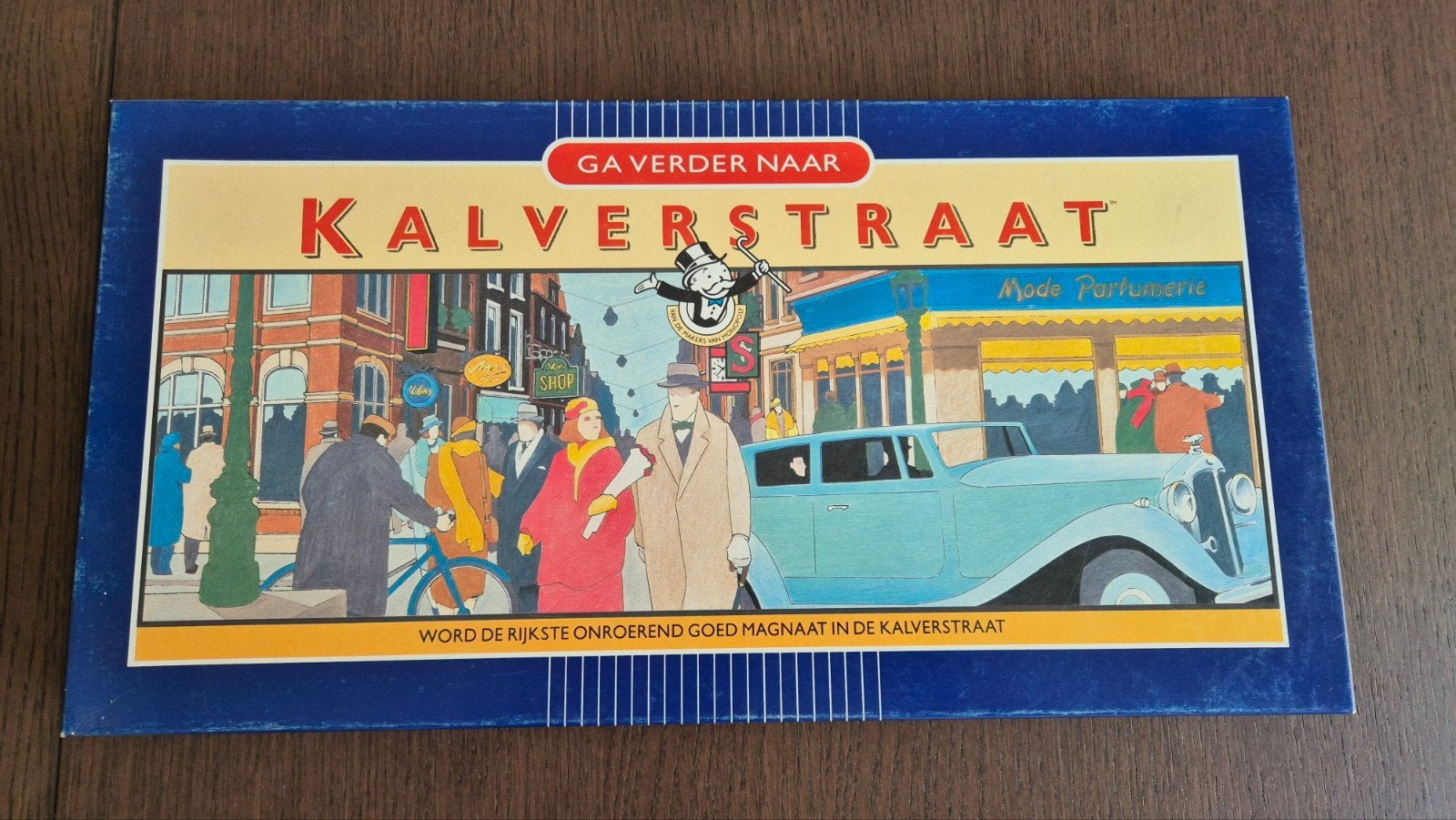 Bord spel Kalverstraat 2- 4 spelers vanaf 8 jaar compleet!, Drie of vier spelers, Ophalen of Verzenden, Zo goed als nieuw, Parker