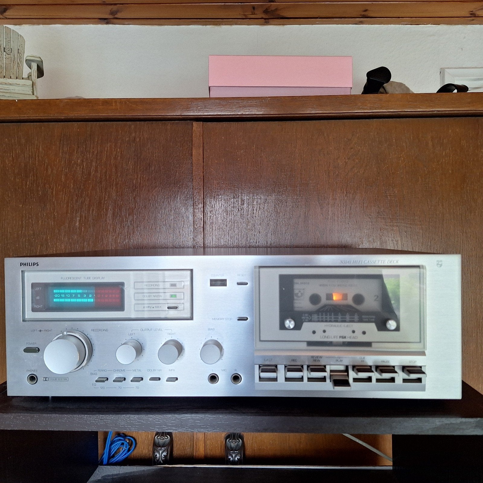 philips cassette deck N5541, Ophalen of Verzenden, Philips