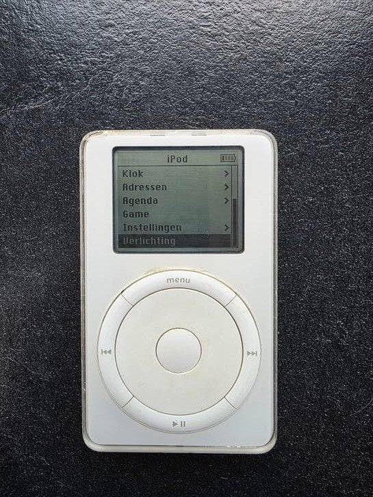 Apple iPod 1e generatie click wheel 10GB, Ophalen, Gebruikt, 10 tot 20 GB, Overige kleuren
