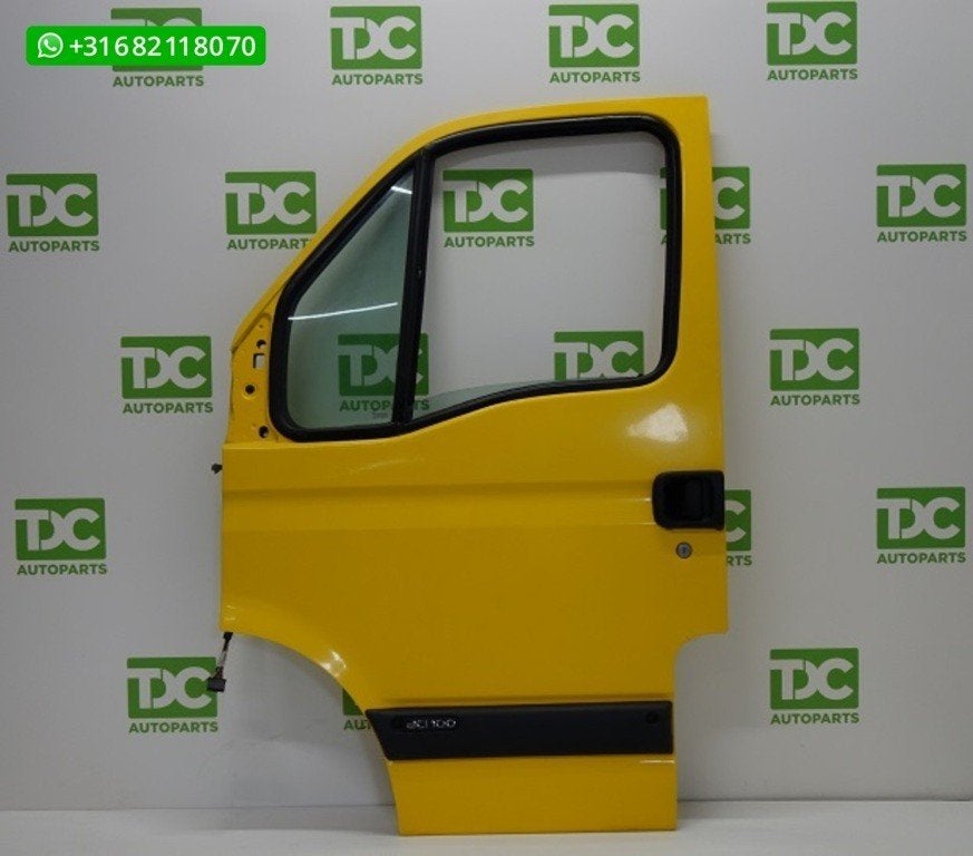 Renault Master ('98-'10) Voorportier links geel, Gebruikt, Voor, Ophalen of Verzenden
