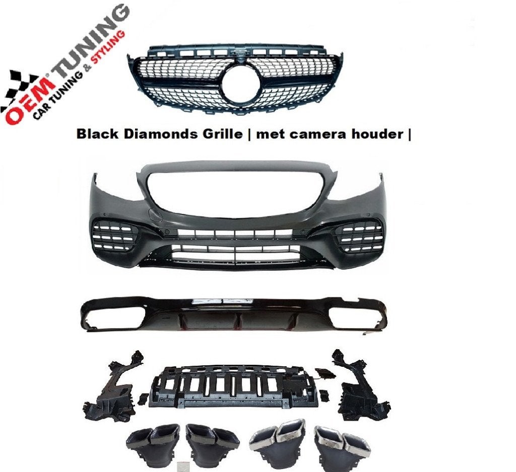 Bodykit geschikt voor Mercedes W213 2016-2020 Black Diamond, Ophalen of Verzenden