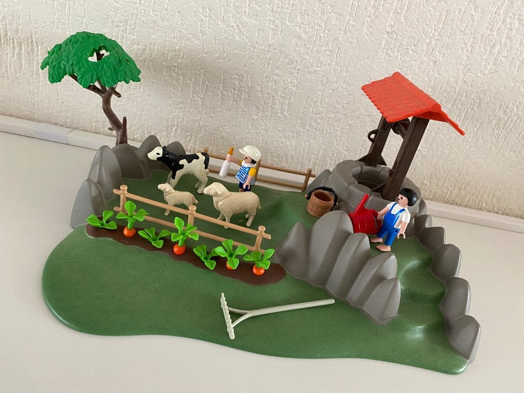 Playmobil 4131 Boerderijset en waterput, Ophalen of Verzenden, Zo goed als nieuw, Complete set