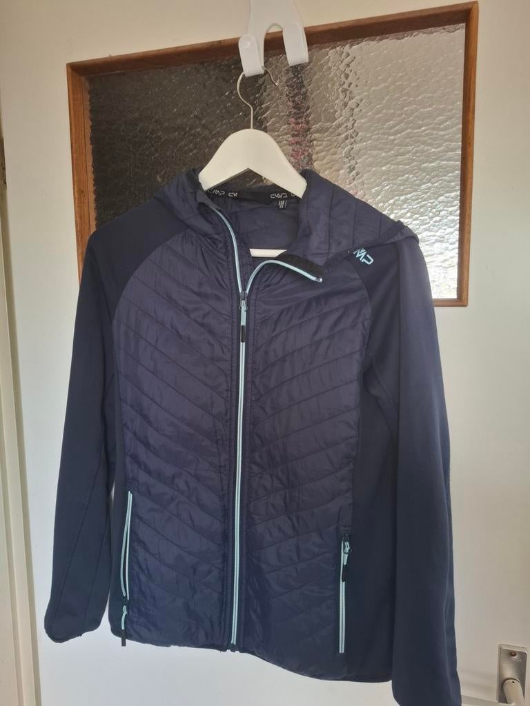CMP Softshell Jas  - Blauw maat S, Maat 38/40 (M), Blauw, Ophalen of Verzenden, Zo goed als nieuw