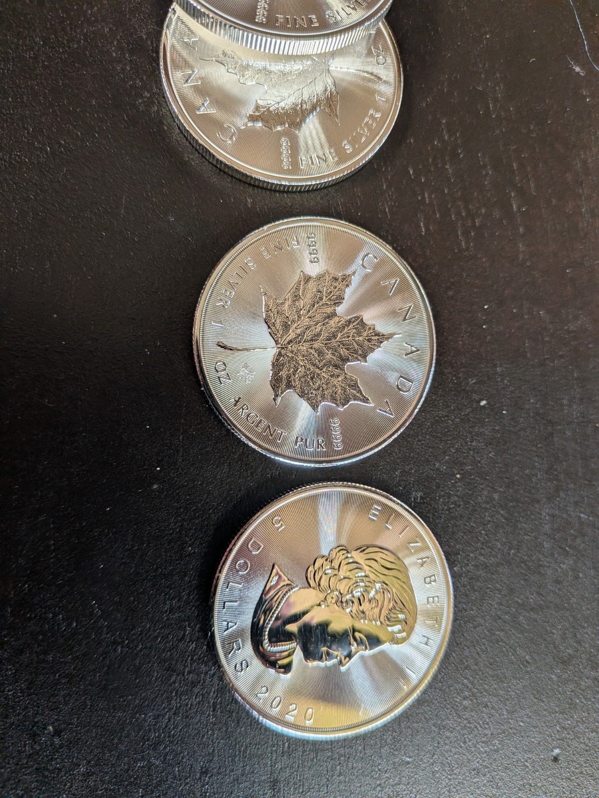 Zilver tube Maple leaf te koop 25x 1 ounce, Postzegels en Munten, Ophalen of Verzenden, Zilver