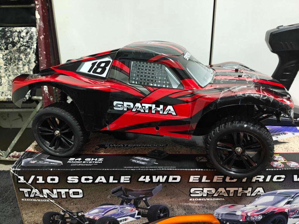 1 himoto rc auto's/ofroaders compleet!, Hobby en Vrije tijd, Modelbouw | Radiografisch | Auto's, Elektro, Auto offroad, Ophalen of Verzenden