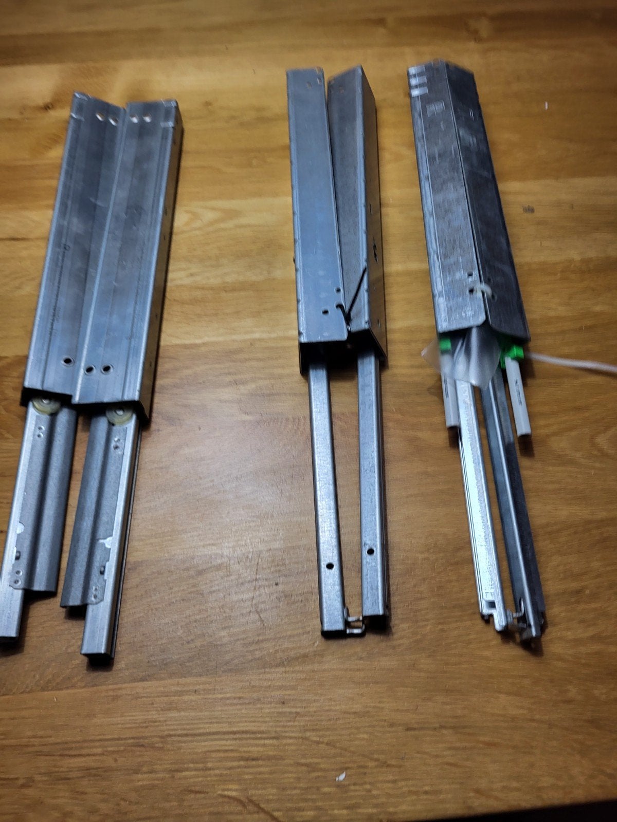 3 sets ladegeleiders - Gebruikt, Gebruikt, Minder dan 100 cm, Metaal, 25 tot 50 cm