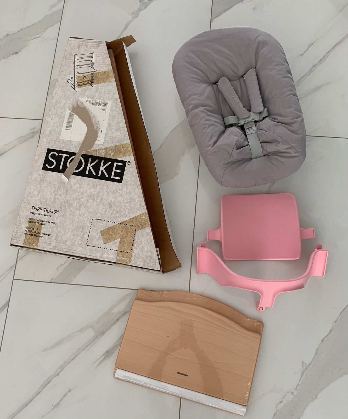 NIEUW IN DOOS Stokke Beuken / Newborn 2 Standen / Babyset, Kinderen en Baby's, Kinderstoelen, Ophalen of Verzenden, Nieuw, Meegroeistoel
